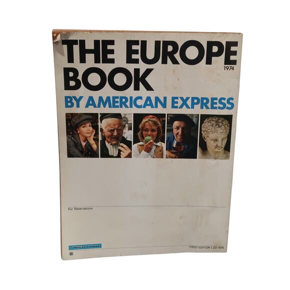 American Express Vacations The Europe Book 1974 Travel Photography Vintage - Picture 4 of 6